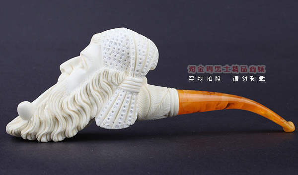 原装进口 意大利LUBINSKI鲁宾斯基大号海泡石烟斗 6件套装L44-4