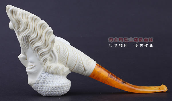 原装进口 意大利LUBINSKI鲁宾斯基大号海泡石烟斗 6件套装L44-5