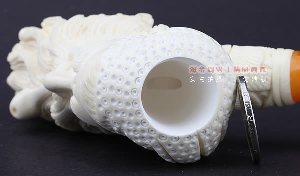 原装进口 意大利LUBINSKI鲁宾斯基大号海泡石烟斗 6件套装L44-7