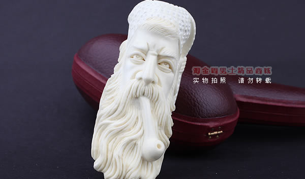 原装进口 意大利LUBINSKI鲁宾斯基大号海泡石烟斗 6件套装L44-9