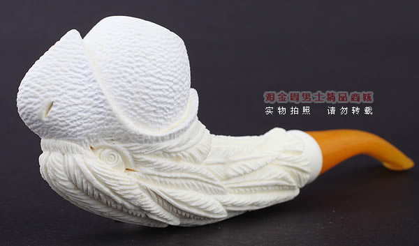 原装进口 意大利LUBINSKI鲁宾斯基大号海泡石烟斗 6件套装L45-1