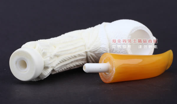 原装进口 意大利LUBINSKI鲁宾斯基大号海泡石烟斗 6件套装L45-7