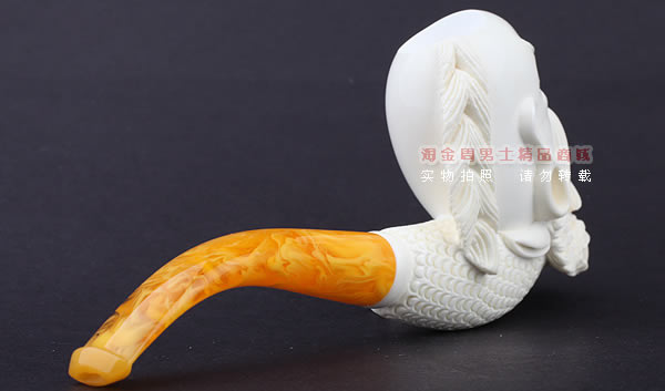 原装进口 意大利LUBINSKI鲁宾斯基大号海泡石烟斗 6件套装L46-3