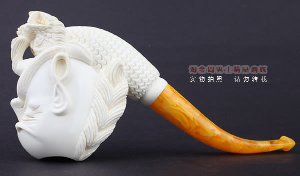 原装进口 意大利LUBINSKI鲁宾斯基大号海泡石烟斗 6件套装L46-5