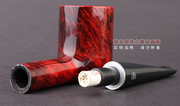 德国Design Berlin db Poker进口石楠木烟斗 6件套扑克酒红斗30-7