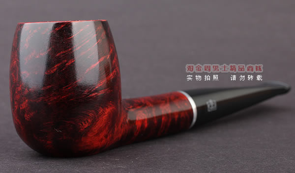 德国Design Berlin db Poker进口石楠木烟斗 6件套扑克酒红斗32-1