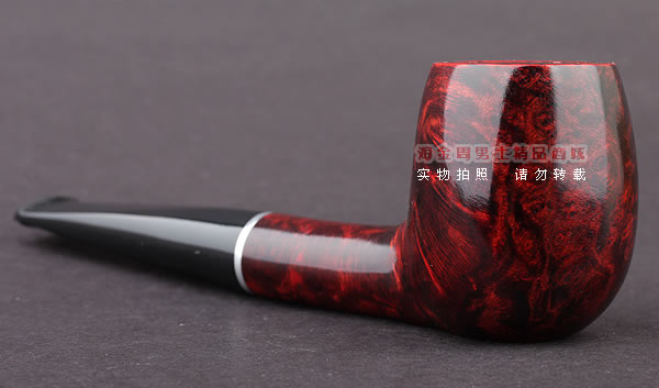 德国Design Berlin db Poker进口石楠木烟斗 6件套扑克酒红斗32-2