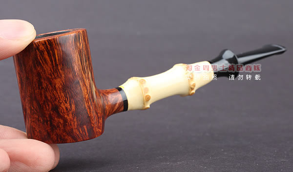 原装进口 加拿大Silver Castle SC石楠木手工烟斗 三骑兵QB14-10