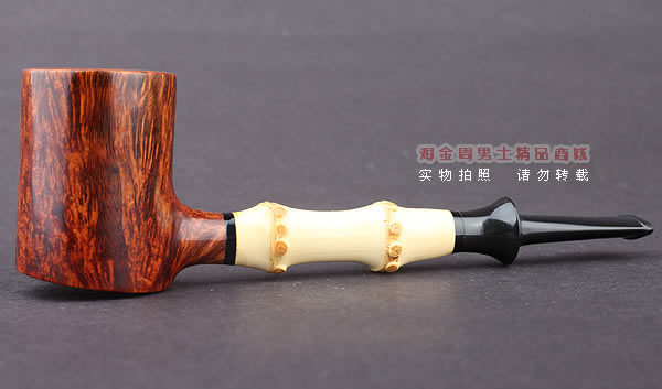 原装进口 加拿大Silver Castle SC石楠木手工烟斗 三骑兵QB14-4