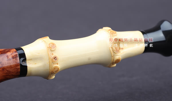 原装进口 加拿大Silver Castle SC石楠木手工烟斗 三骑兵QB14-8