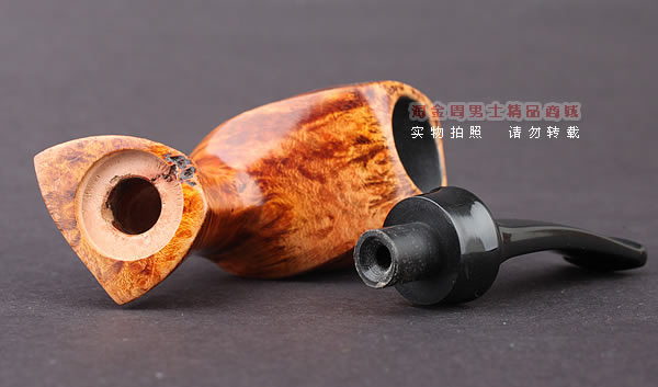 原装进口 加拿大Silver Castle SC石楠木手工烟斗 荣耀骑兵QB16-8