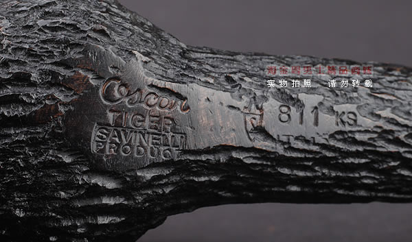 意大利沙芬SAVINELLI TIGER进口石楠木烟斗 六件套装老虎刻花811-7