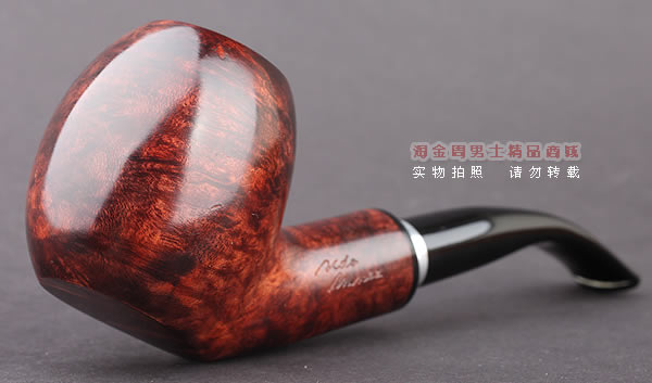 原装进口 意大利丹尼克denicool石楠木烟斗 6件套装银圈酒红770-1