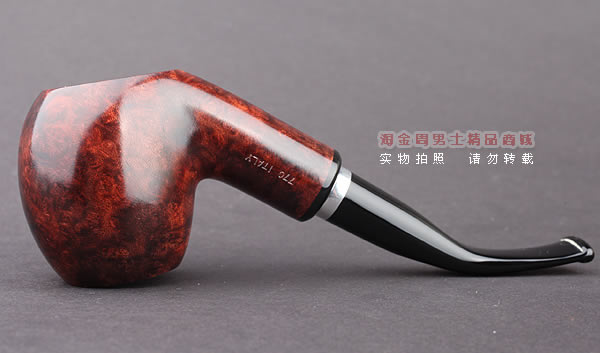 原装进口 意大利丹尼克denicool石楠木烟斗 6件套装银圈酒红770-4