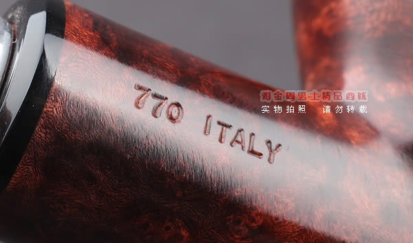 原装进口 意大利丹尼克denicool石楠木烟斗 6件套装银圈酒红770-8