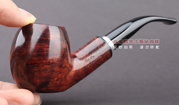 原装进口 意大利丹尼克denicool石楠木烟斗 6件套装银圈酒红770-9