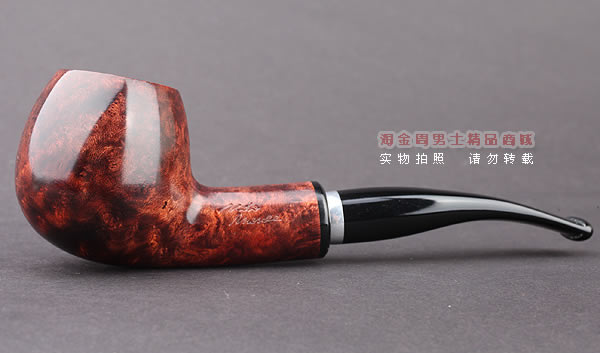 原装进口 意大利丹尼克denicool石楠木烟斗 6件套装银圈酒红771-3