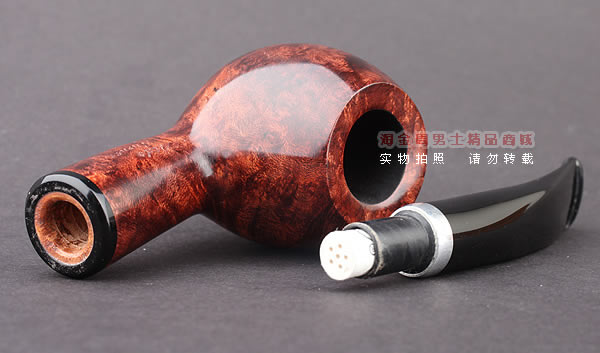 原装进口 意大利丹尼克denicool石楠木烟斗 6件套装银圈酒红771-6