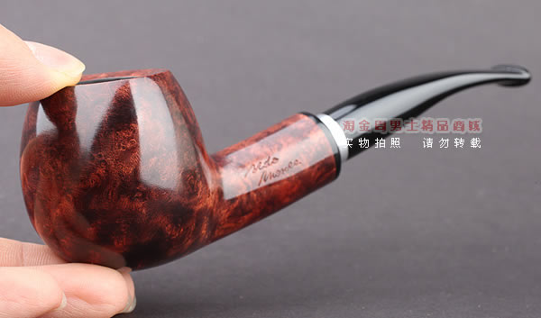 原装进口 意大利丹尼克denicool石楠木烟斗 6件套装银圈酒红771-9