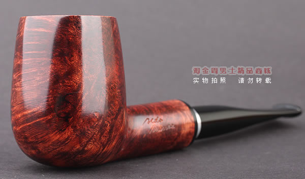 原装进口 意大利丹尼克denicool石楠木烟斗 6件套装银圈酒红773-1