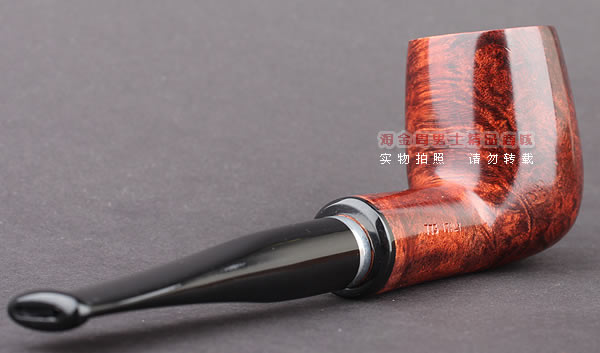 原装进口 意大利丹尼克denicool石楠木烟斗 6件套装银圈酒红773-2