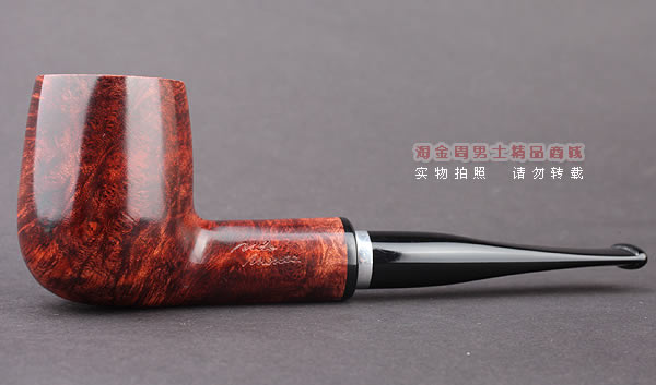 原装进口 意大利丹尼克denicool石楠木烟斗 6件套装银圈酒红773-3
