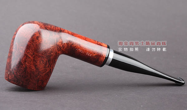 原装进口 意大利丹尼克denicool石楠木烟斗 6件套装银圈酒红773-4