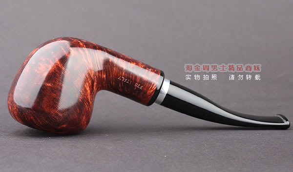 原装进口 意大利丹尼克denicool石楠木烟斗 6件套装银圈酒红775-4