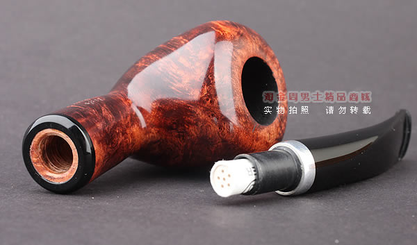 原装进口 意大利丹尼克denicool石楠木烟斗 6件套装银圈酒红775-6