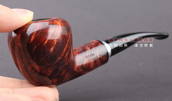 原装进口 意大利丹尼克denicool石楠木烟斗 6件套装银圈酒红775-9