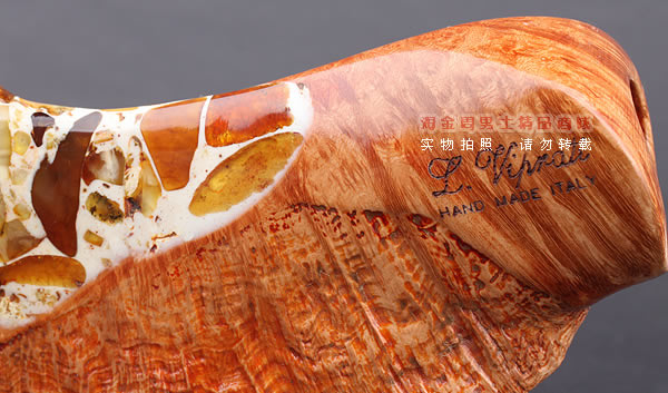 意大利维布拉蒂 Viprati Collection Platinium 白金收藏手工烟斗-9