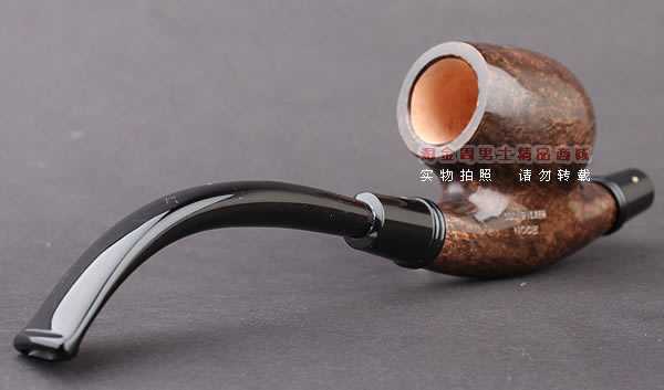 原装进口 正品意大利brebbia芭比石楠木烟斗 双滤芯棕色斗-2