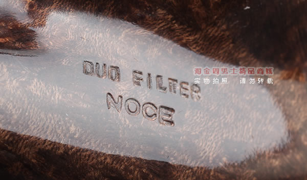 原装进口 正品意大利brebbia芭比石楠木烟斗 双滤芯棕色斗-7