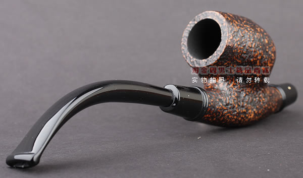 原装进口 正品意大利brebbia芭比石楠木烟斗 双滤芯粗面斗-2