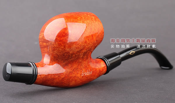 原装进口 正品意大利brebbia芭比石楠木烟斗 双滤芯精选斗-1