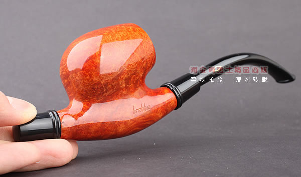原装进口 正品意大利brebbia芭比石楠木烟斗 双滤芯精选斗-8