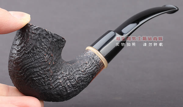 特价包邮 加拿大Silver Castle SC进口石楠木手工烟斗GA41 大弯斗-8