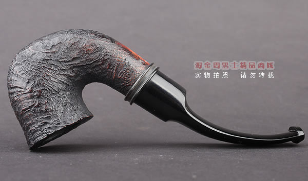 特价包邮 加拿大Silver Castle SC进口石楠木手工烟斗GA42 大弯斗-4