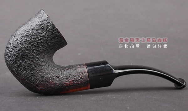特价包邮 加拿大Silver Castle SC进口石楠木手工烟斗GA43 大弯斗-3