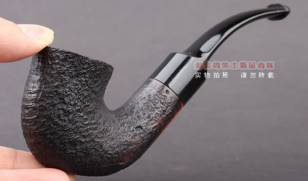 特价包邮 加拿大Silver Castle SC进口石楠木手工烟斗GA43 大弯斗-8