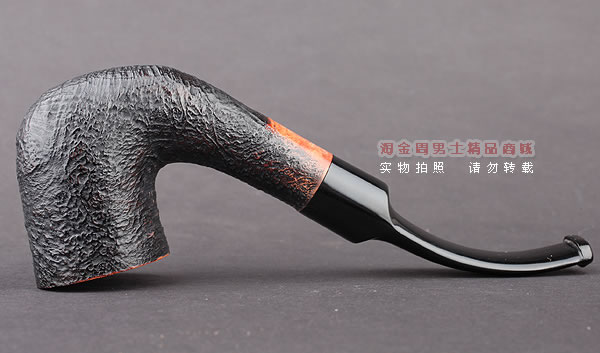 特价包邮 加拿大Silver Castle SC进口石楠木手工烟斗GA24 大弯斗-4