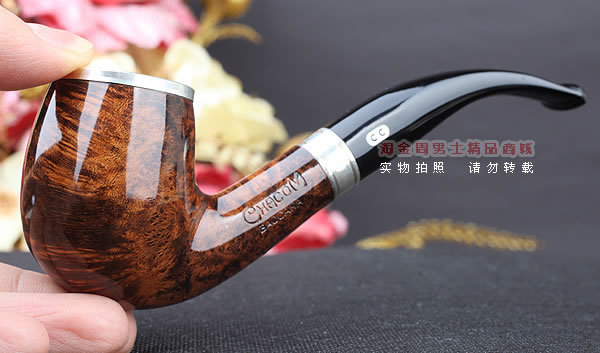 法国CHACOM CC Baccara进口石楠木烟斗 6件套装 巴卡拉棕色光面43-10