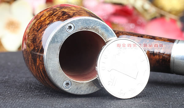 法国CHACOM CC Baccara进口石楠木烟斗 6件套装 巴卡拉棕色光面43-6