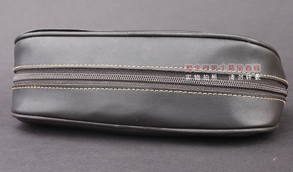 进口烟具 原装正品意大利lubinski真皮2斗烟斗皮包 I703 棕色-3