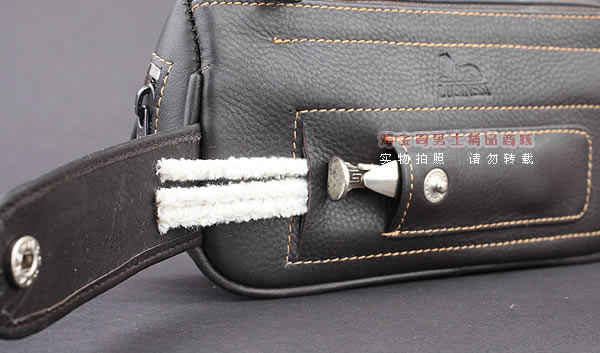 进口烟具 原装正品意大利lubinski真皮2斗烟斗皮包 I703 棕色-7