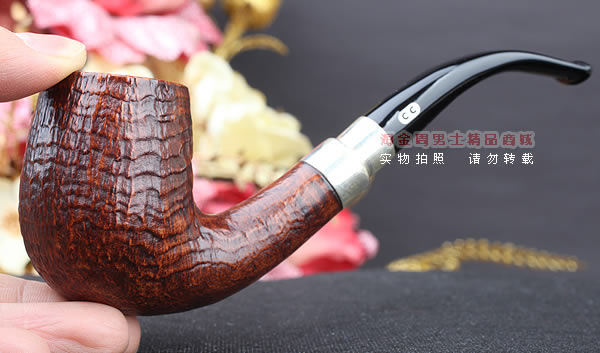 法国CHACOM CC Spigot进口石楠木烟斗 6件套装军插斗 乡村粗面100-9