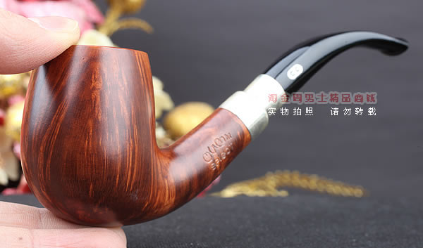 法国CHACOM CC Spigot进口石楠木烟斗 6件套装军插斗 棕色光面100-10