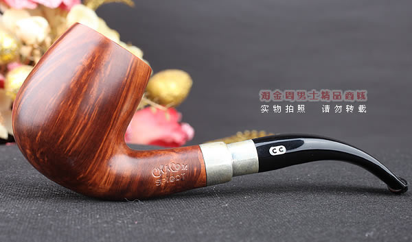 法国CHACOM CC Spigot进口石楠木烟斗 6件套装军插斗 棕色光面100-4