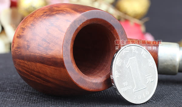 法国CHACOM CC Spigot进口石楠木烟斗 6件套装军插斗 棕色光面100-6