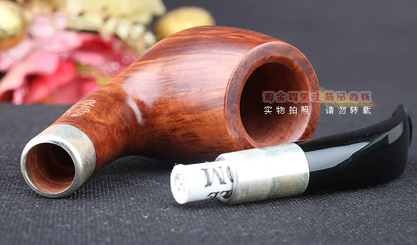 法国CHACOM CC Spigot进口石楠木烟斗 6件套装军插斗 棕色光面100-7